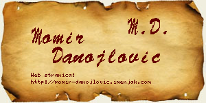 Momir Danojlović vizit kartica